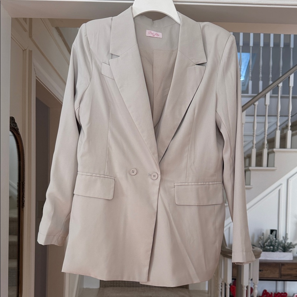 Pink Lily Blazer